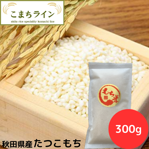 もち米　秋田県産　たつこもち　300g　