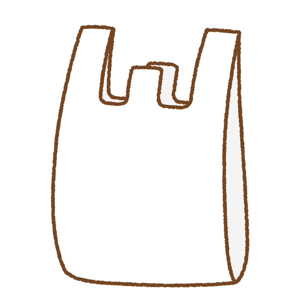 レジ袋　ビニール製