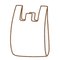 レジ袋　ビニール製