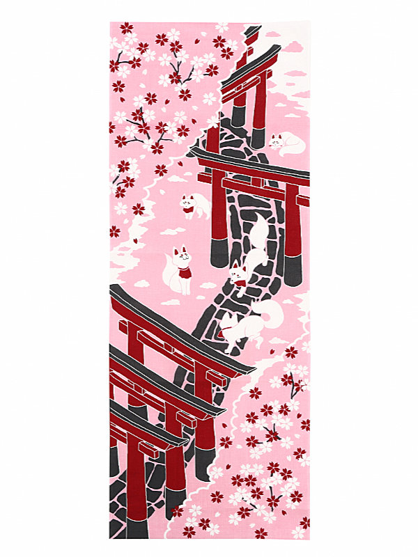 GalleryKACCO：手拭い - 花見きつね -