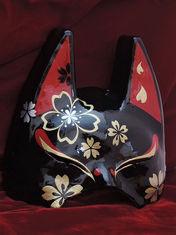 狐面堂：半狐面「桜」