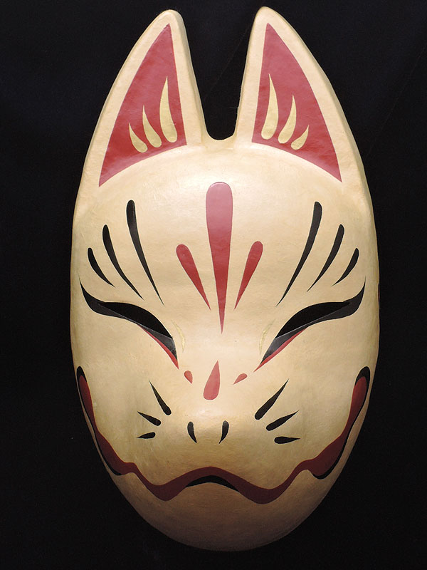 狐面「鈴稲」≪羽二重張り≫（大）