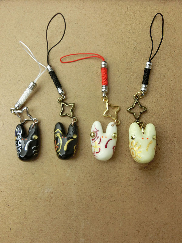 狐面ストラップ（大）　第６弾