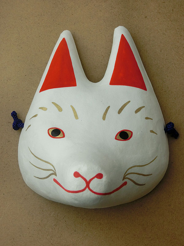蔵六面工房：おとぎ面・いなり狐