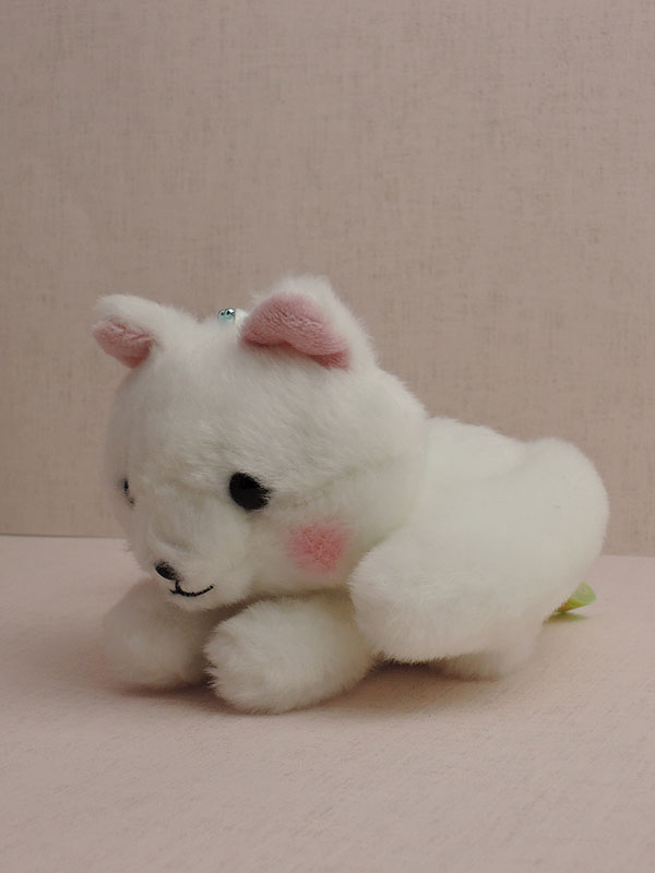 「ぬいぐるみ」子ぎつねこんこんフサしっぽマスコット