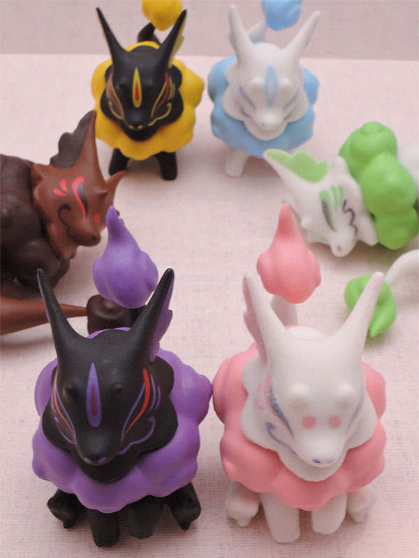 ガチャガチャ ふんわり雛龍&仔白沢 4種セットの通販 by You's