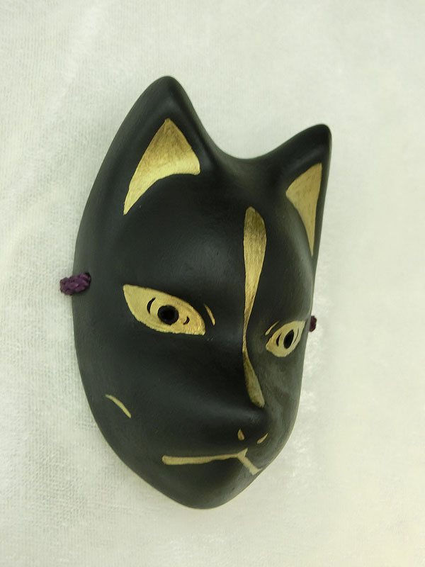 絵本狐堂：ミニ子狐面(大黒)