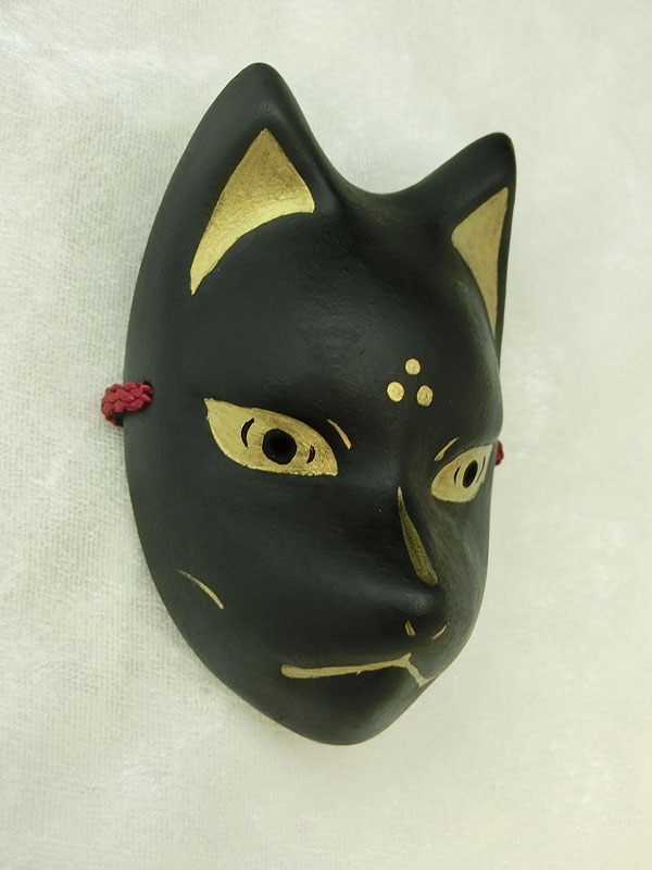 絵本狐堂：ミニ子狐面(大黒)