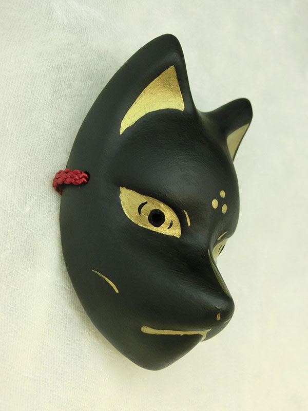 絵本狐堂：ミニ子狐面(大黒)