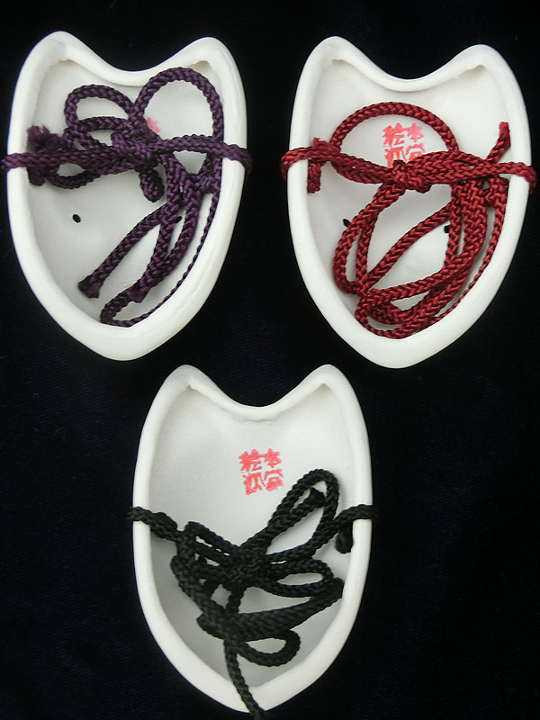 絵本狐堂：ミニ子狐面(赤)