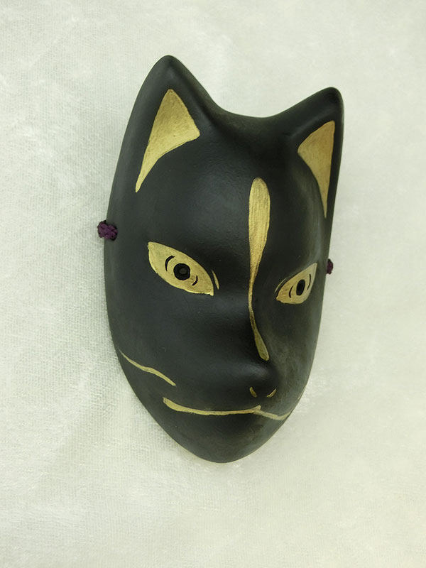 絵本狐堂：ミニ狐面(大黒)