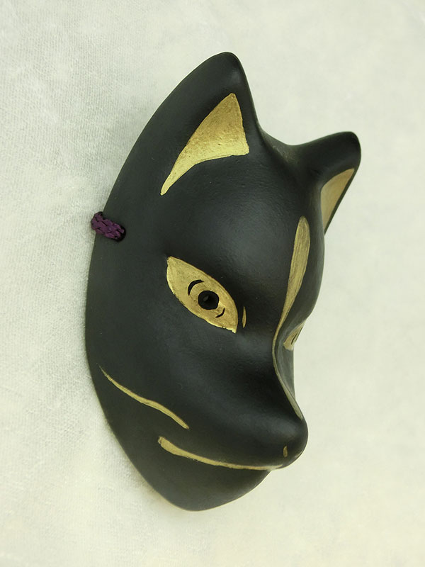 絵本狐堂：ミニ狐面(大黒)