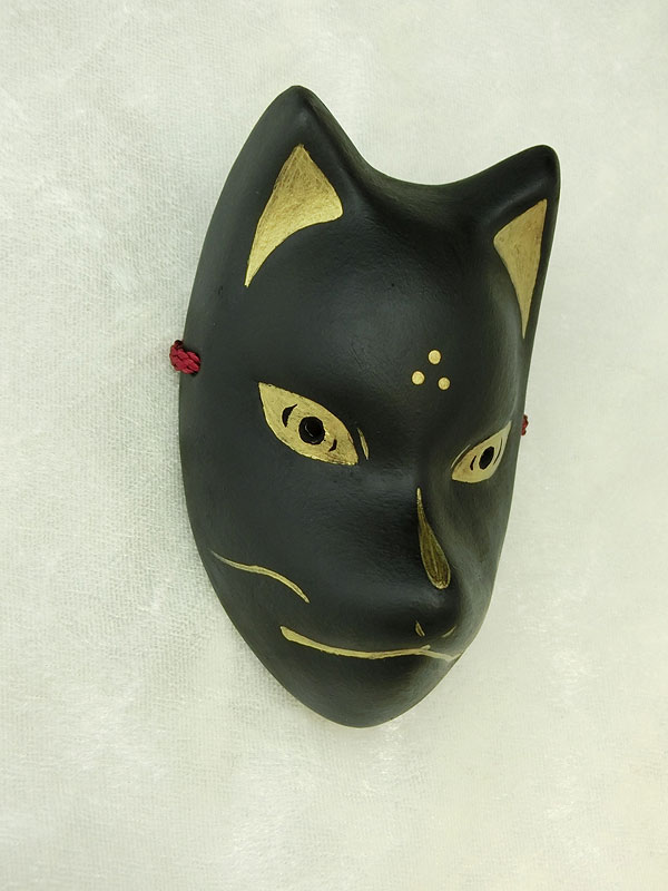 絵本狐堂：ミニ狐面(大黒)