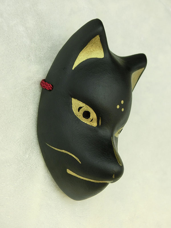 絵本狐堂：ミニ狐面(大黒)