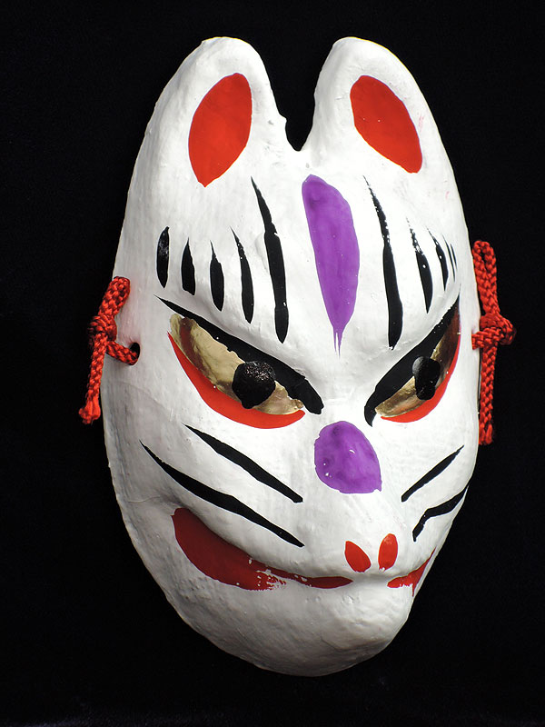 特小狐面[全七色]白狐｜口閉じ