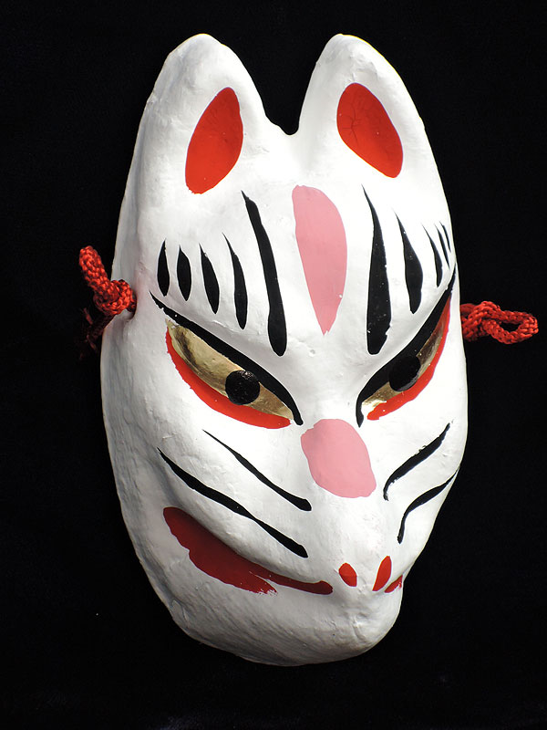 特小狐面[全七色]白狐｜口閉じ