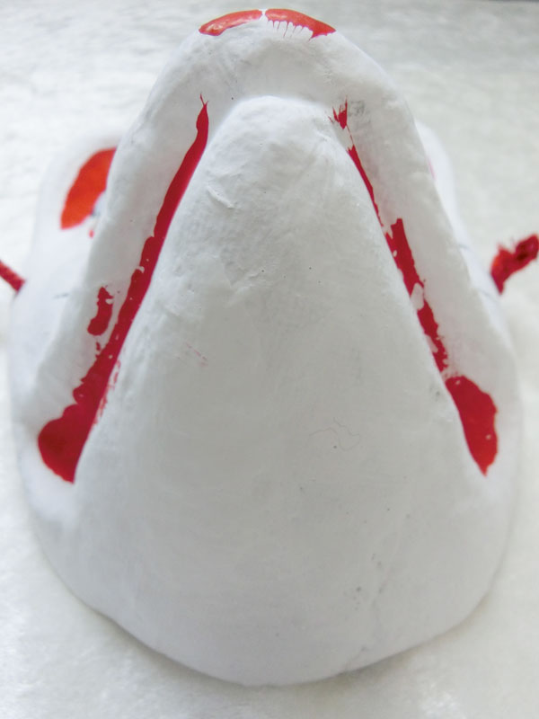 京都きつね面・白｜子狐