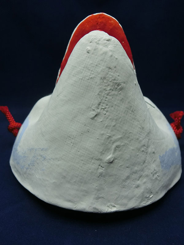 京都きつね面・白｜口開け