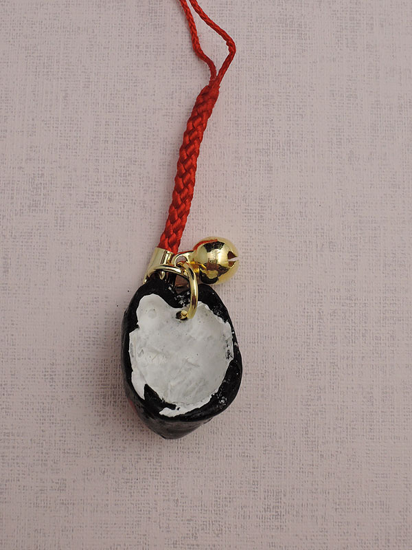 狐面根付け｜口閉じ