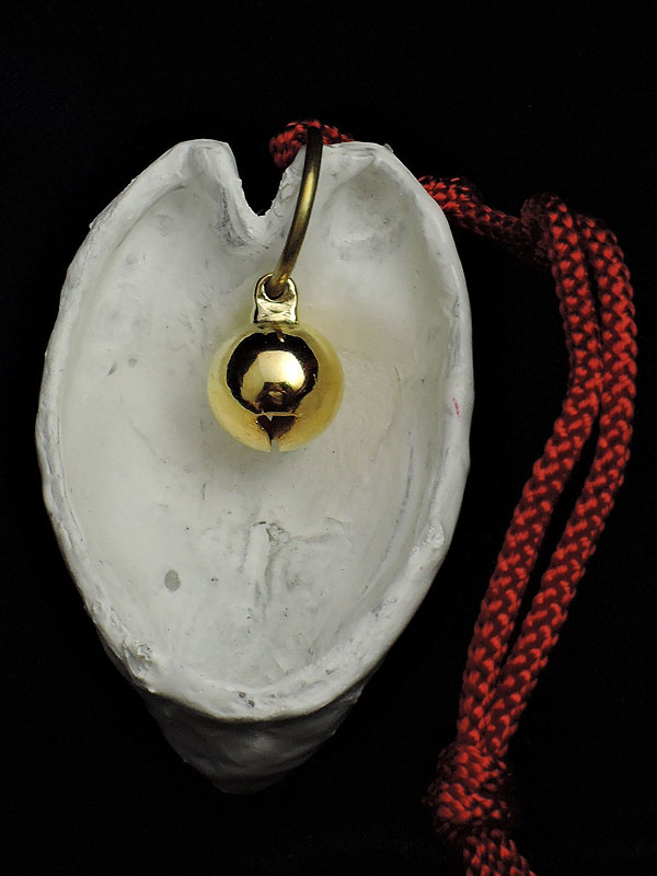 狐面腰下げ[全七色]白狐｜口閉じ