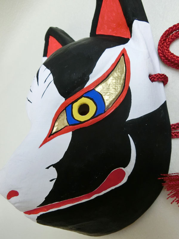 秦こころの狐面（斑）