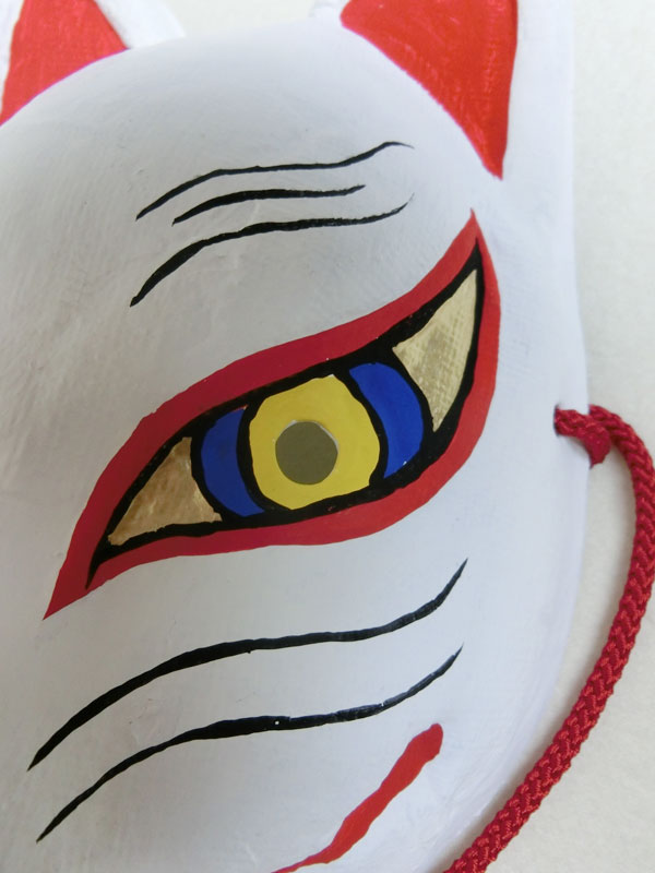 秦こころの狐面（白）