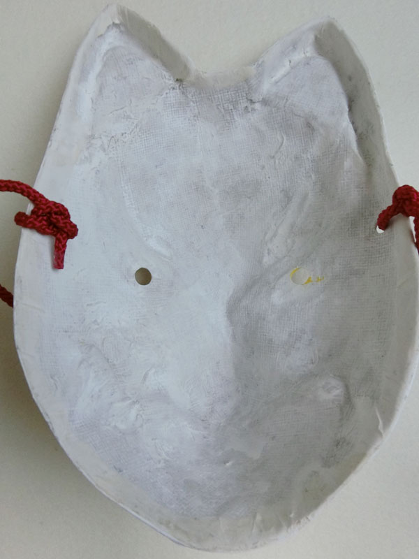 秦こころの狐面（白）