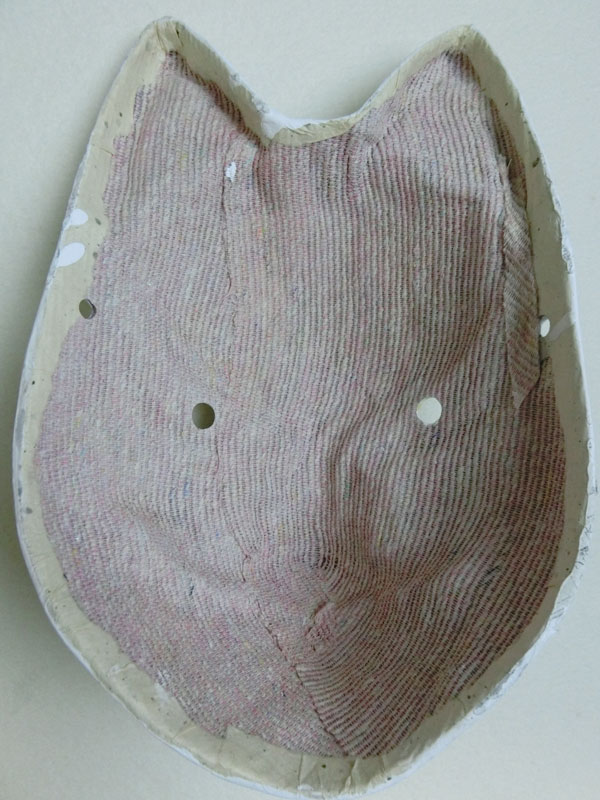 秦こころの狐面（白）