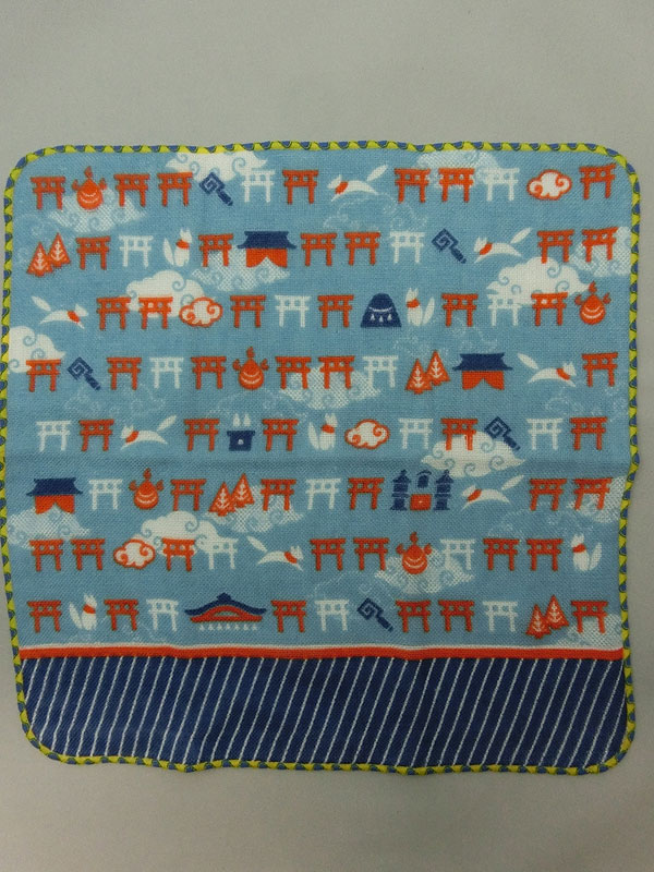 稲荷ハンカチーフ（雨の稲荷）