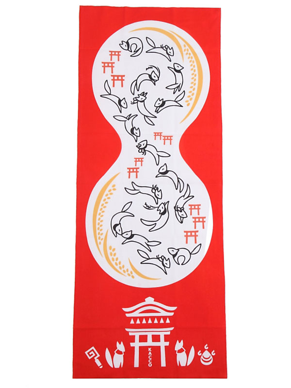 GalleryKACCO：手拭い「ひょうたん狐」