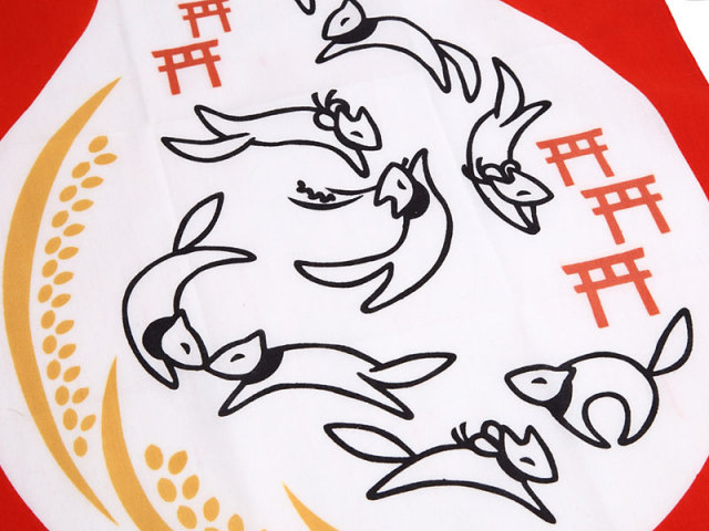 GalleryKACCO：手拭い「ひょうたん狐」