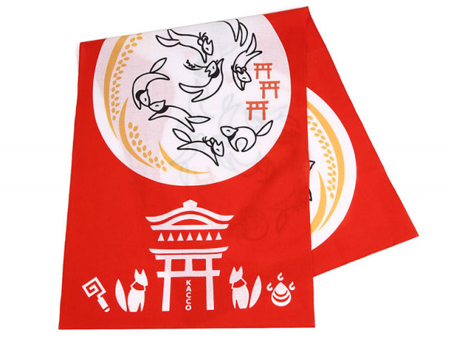 GalleryKACCO：手拭い「ひょうたん狐」