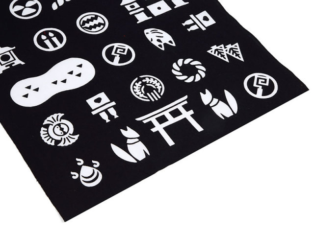 GalleryKACCO：稲荷手拭い（紋尽くし）