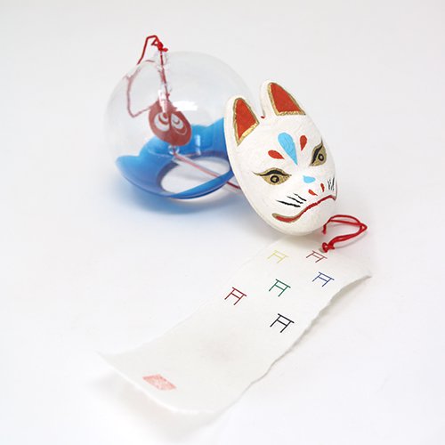 風鈴福々面 （狐）