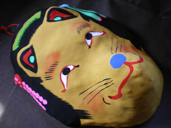 嫁入りキツネ黄土色