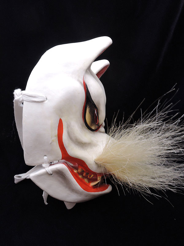 柿田勝郎面工房：石見神楽面　小狐