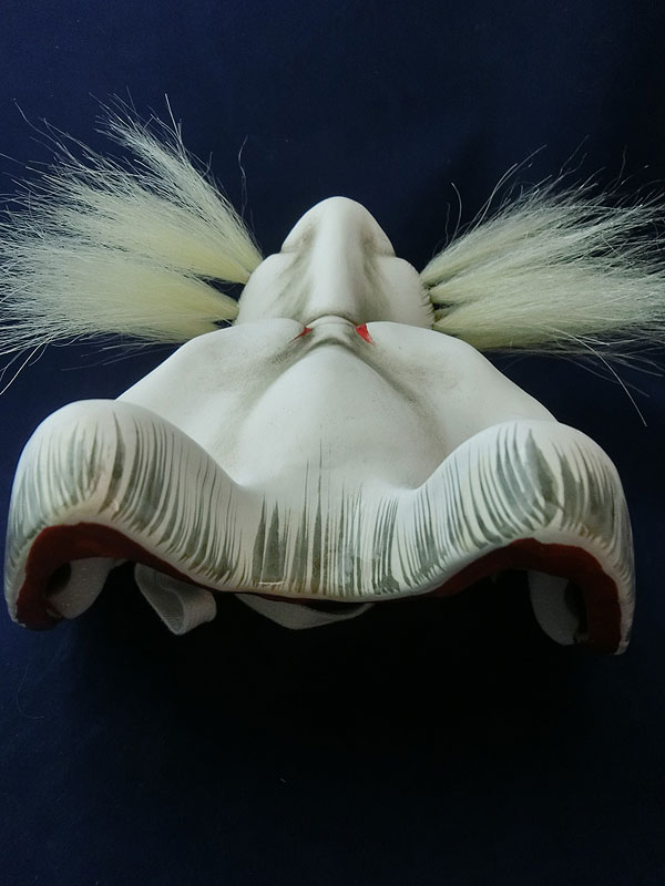 石見神楽面◆狐面◆柿田勝郎 作 乾漆造 伝統工芸 横37.5cm×縦47.5cm 石見神楽面◇狐面◇柿田勝郎 作 乾漆造 伝統工芸 横37.5cm×縦