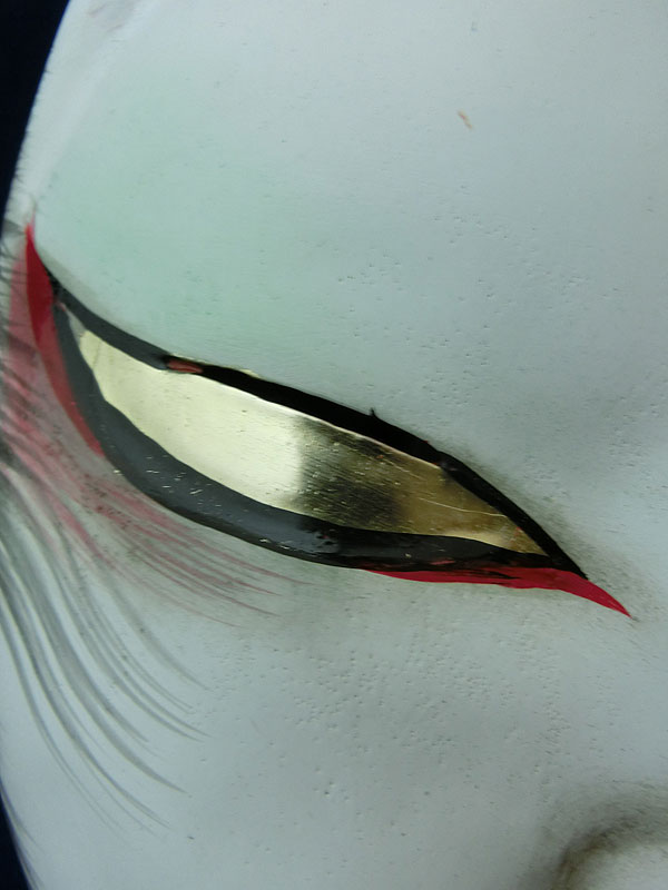 柿田勝郎面工房：石見神楽面 コンコン狐[販売終了]