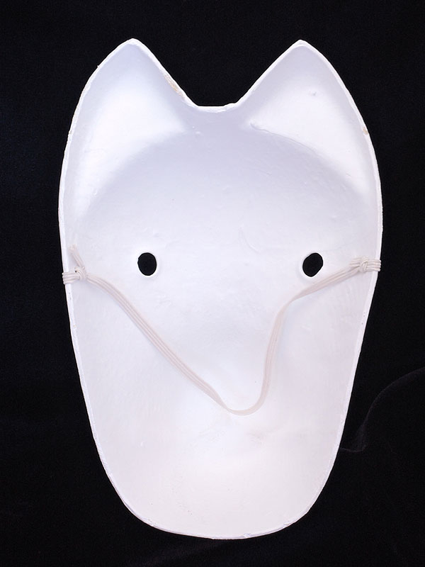 カサマヤ物産：絵付け用　お面　キツネ