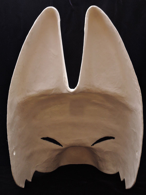 半狐面「青」≪羽二重張り≫