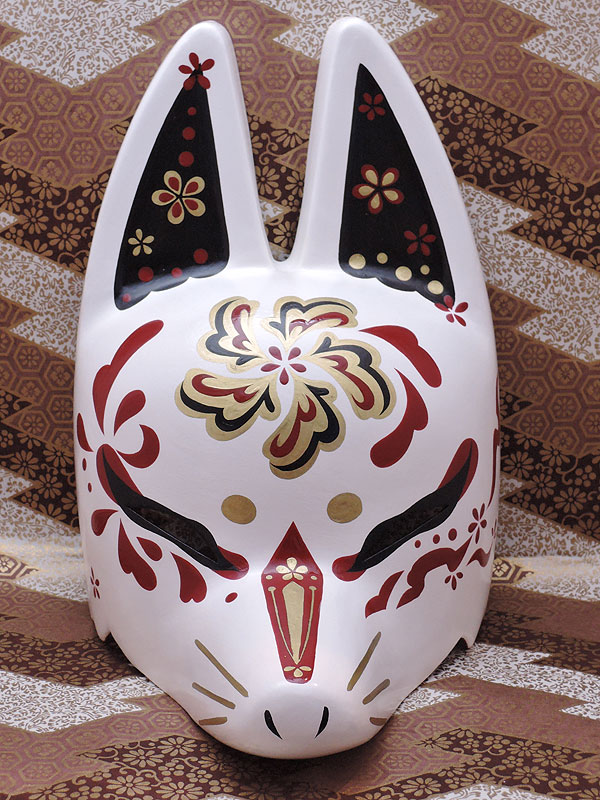 狐面堂：半狐面「朱華－シュカ－」
