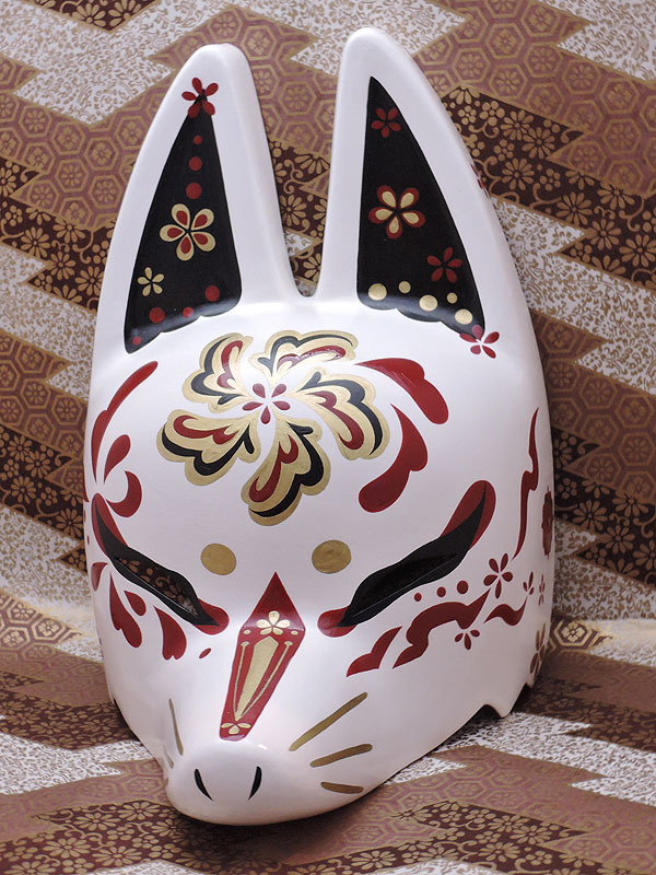 狐面堂：半狐面「朱華－シュカ－」