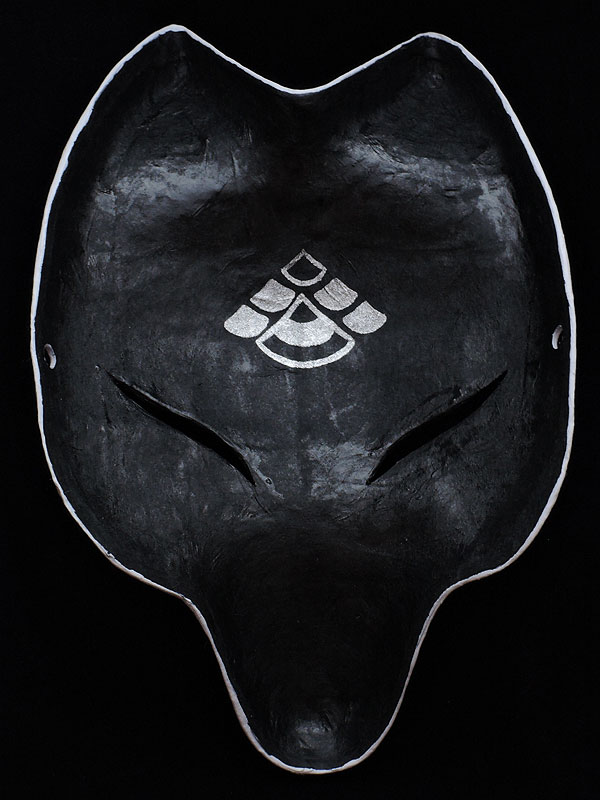 半狐面「龍神」≪羽二重張り≫