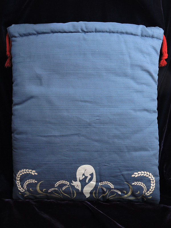 狐巾着「稲穂狐」(狐面用)