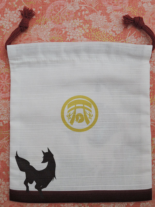 狐面堂：狐巾着「稲荷参り」（小）