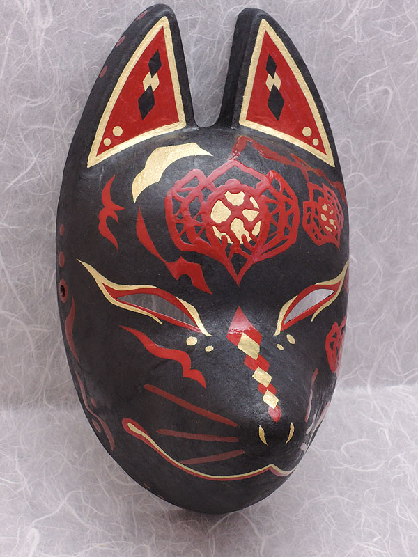 狐面「鬼灯」≪羽二重張り≫