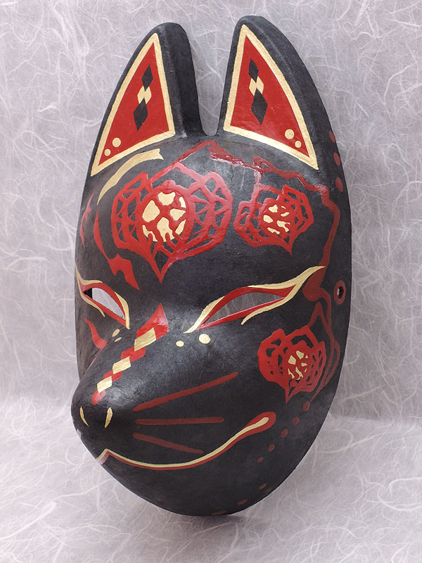 狐面堂：狐面「鬼灯」≪羽二重張り≫