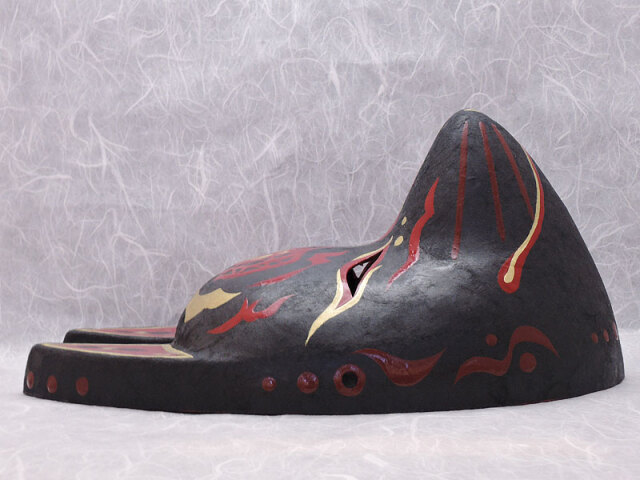 狐面「鬼灯」≪羽二重張り≫