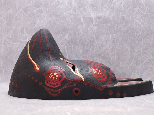 狐面「鬼灯」≪羽二重張り≫