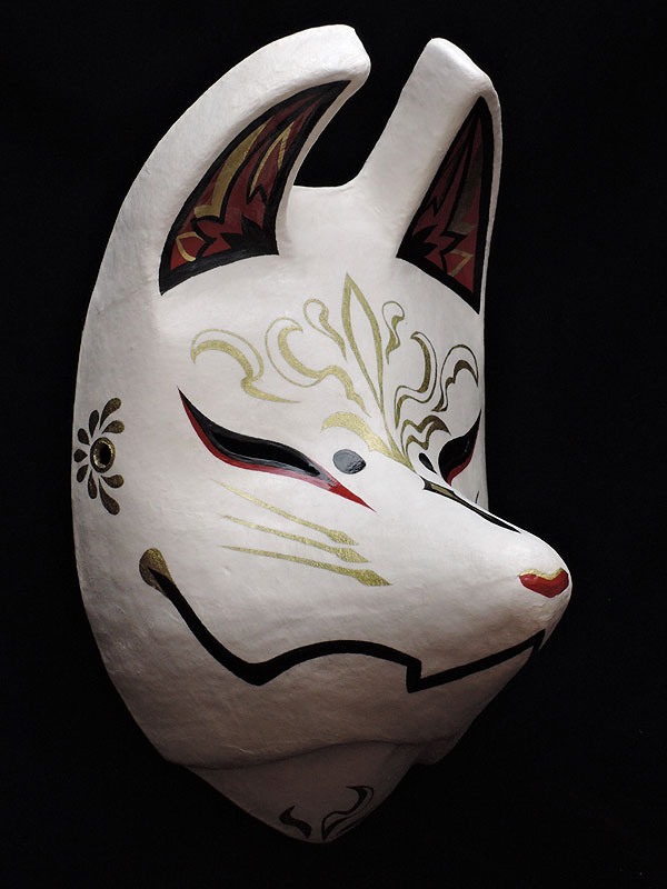 狐面堂：狐面「九尾」≪羽二重張り≫